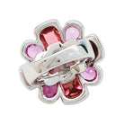 Bague CHANEL "San Marco" en or blanc, perle, saphirs roses, tourmalines roses et diamants - Castafiore