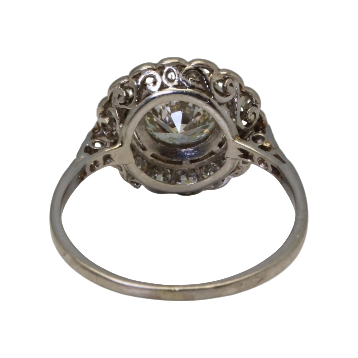 Bague Charmante en platine et diamants - Castafiore