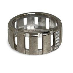 Bague CHAUMET Class One en or blanc et diamants - Castafiore