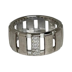 Bague CHAUMET Class One en or blanc et diamants - Castafiore