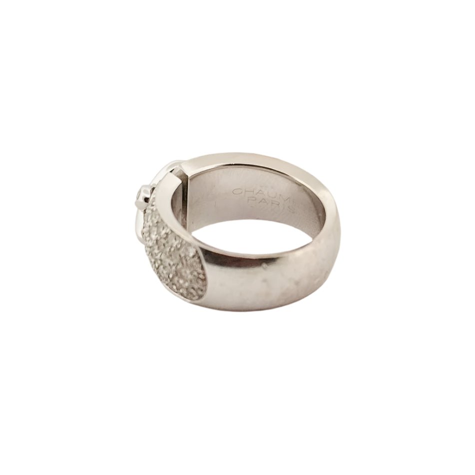 Bague CHAUMET en or blanc et diamants - Castafiore