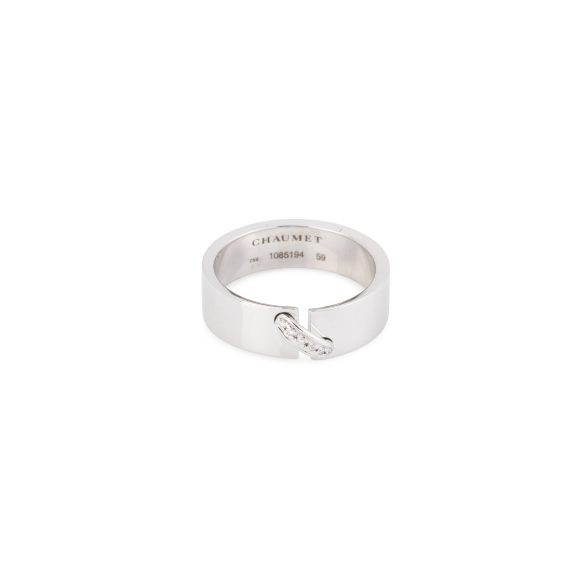 Bague CHAUMET en or blanc et diamants - Castafiore