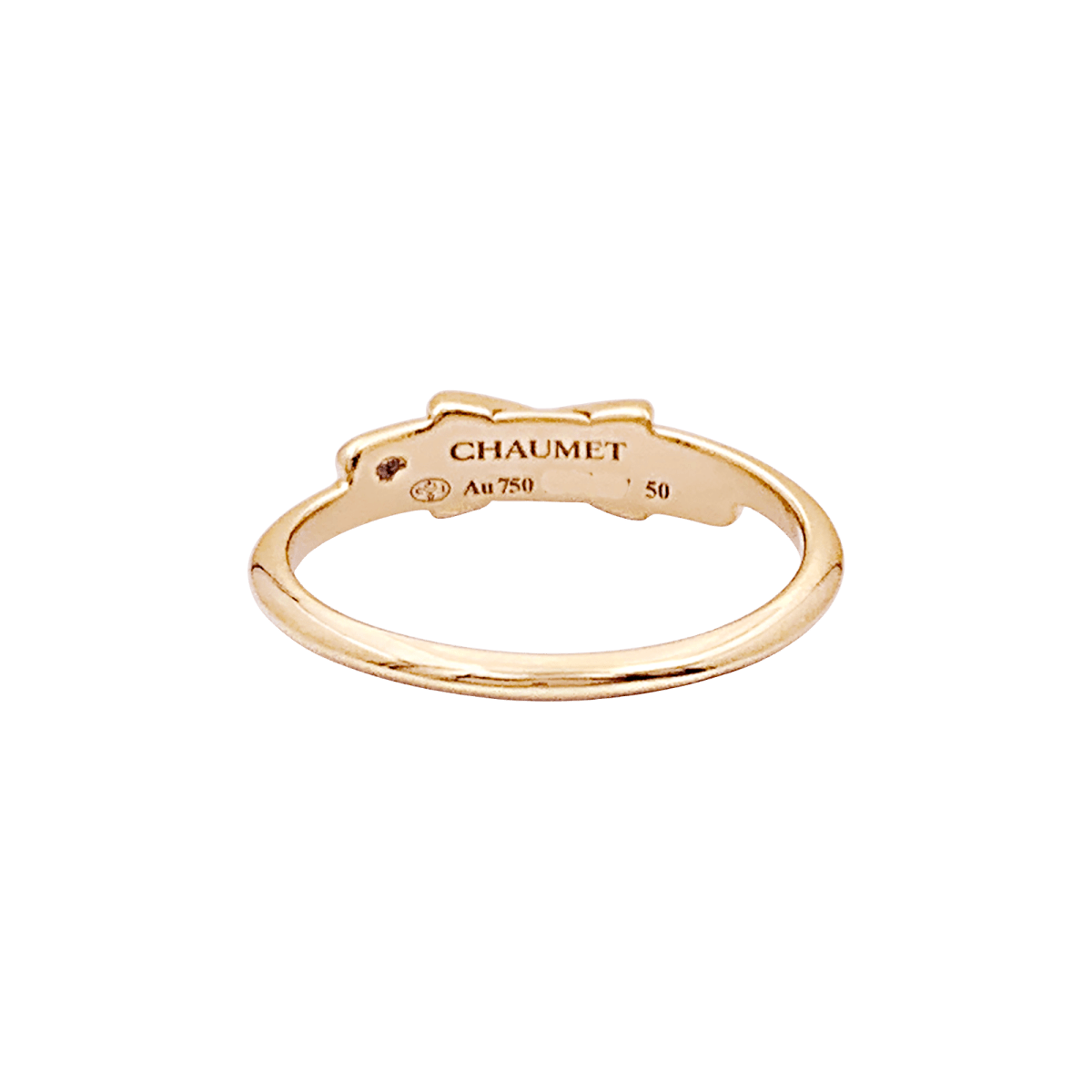 Bague CHAUMET "Jeux de Liens" en or rose et diamants - Castafiore