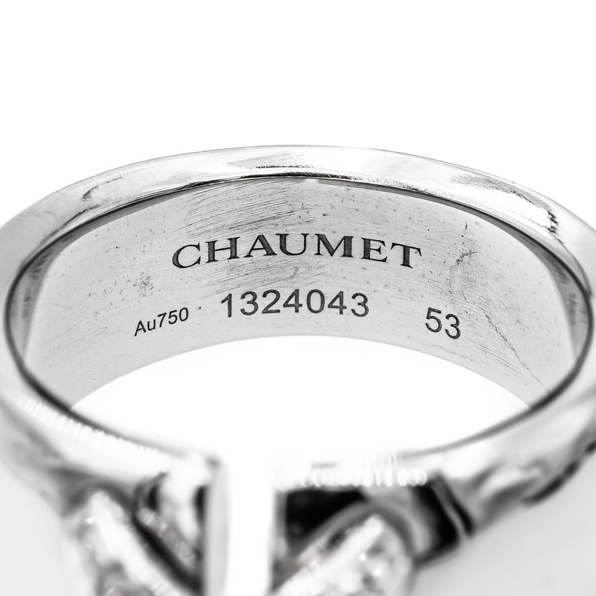 Bague CHAUMET "Lien" en or blanc et diamant - Castafiore