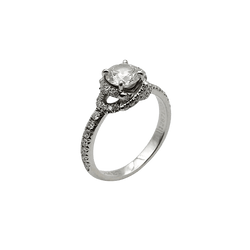 Bague CHAUMET "Liens d'amour" en platine et diamants - Castafiore