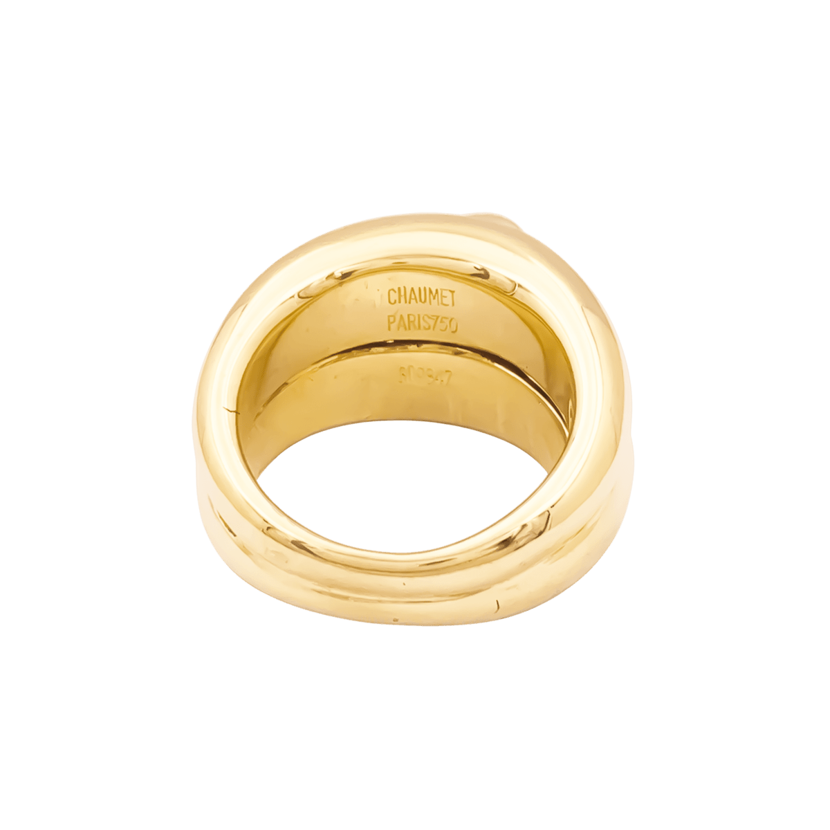 Bague CHAUMET "Liens" en or jaune et diamants - Castafiore