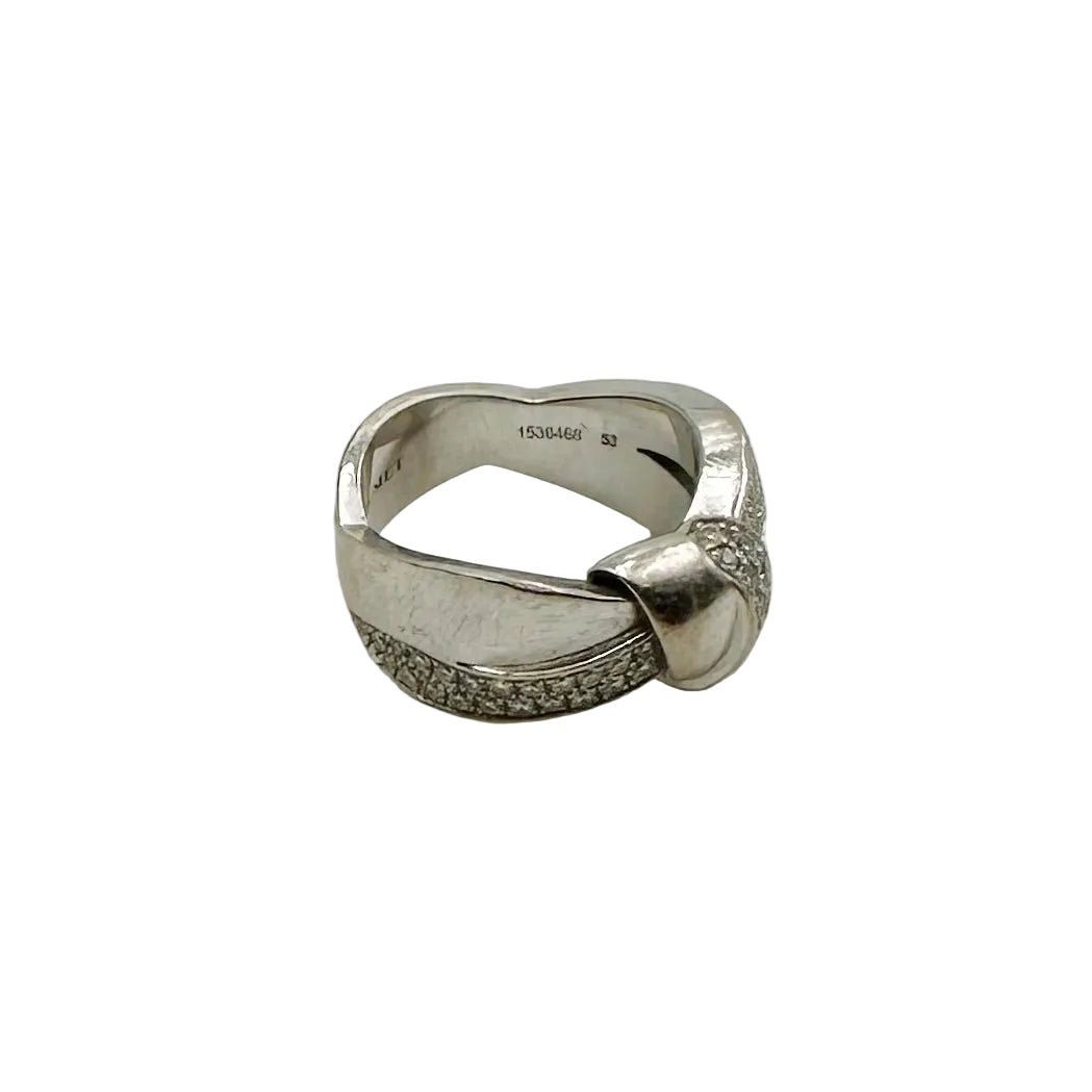 Bague CHAUMET "Liens Séduction" en or blanc et diamants - Castafiore