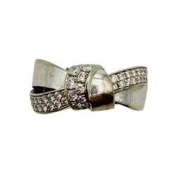 Bague CHAUMET "Liens Séduction" en or blanc et diamants - Castafiore