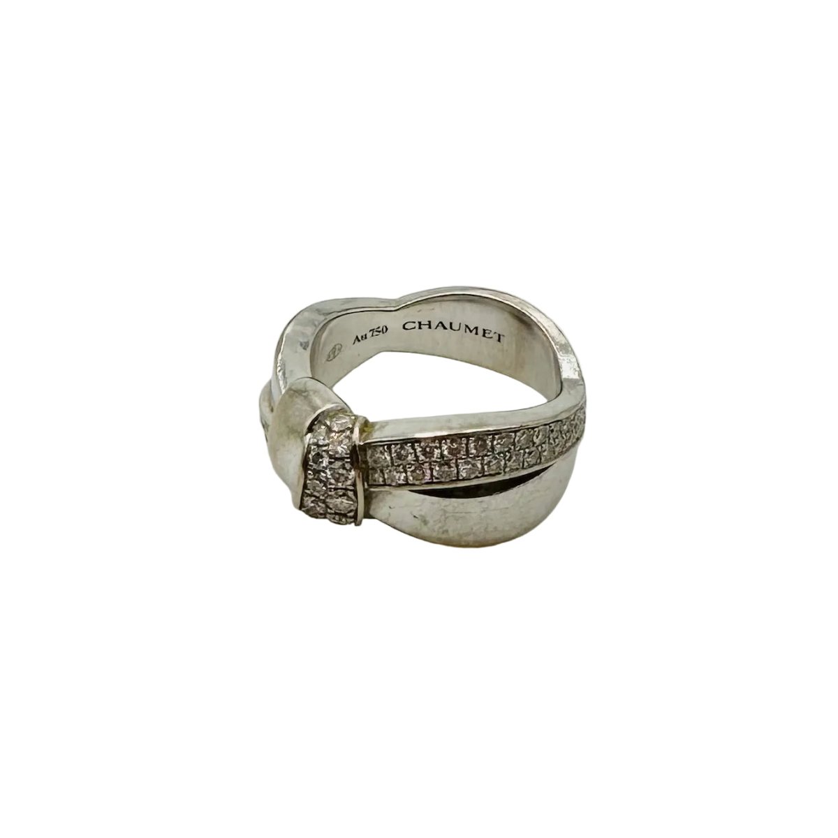 Bague CHAUMET "Liens Séduction" en or blanc et diamants - Castafiore