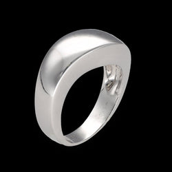 Bague Chaumet Valse en or gris 18 Cts de 1995. Taille 54. Papiers d'origine. - Castafiore