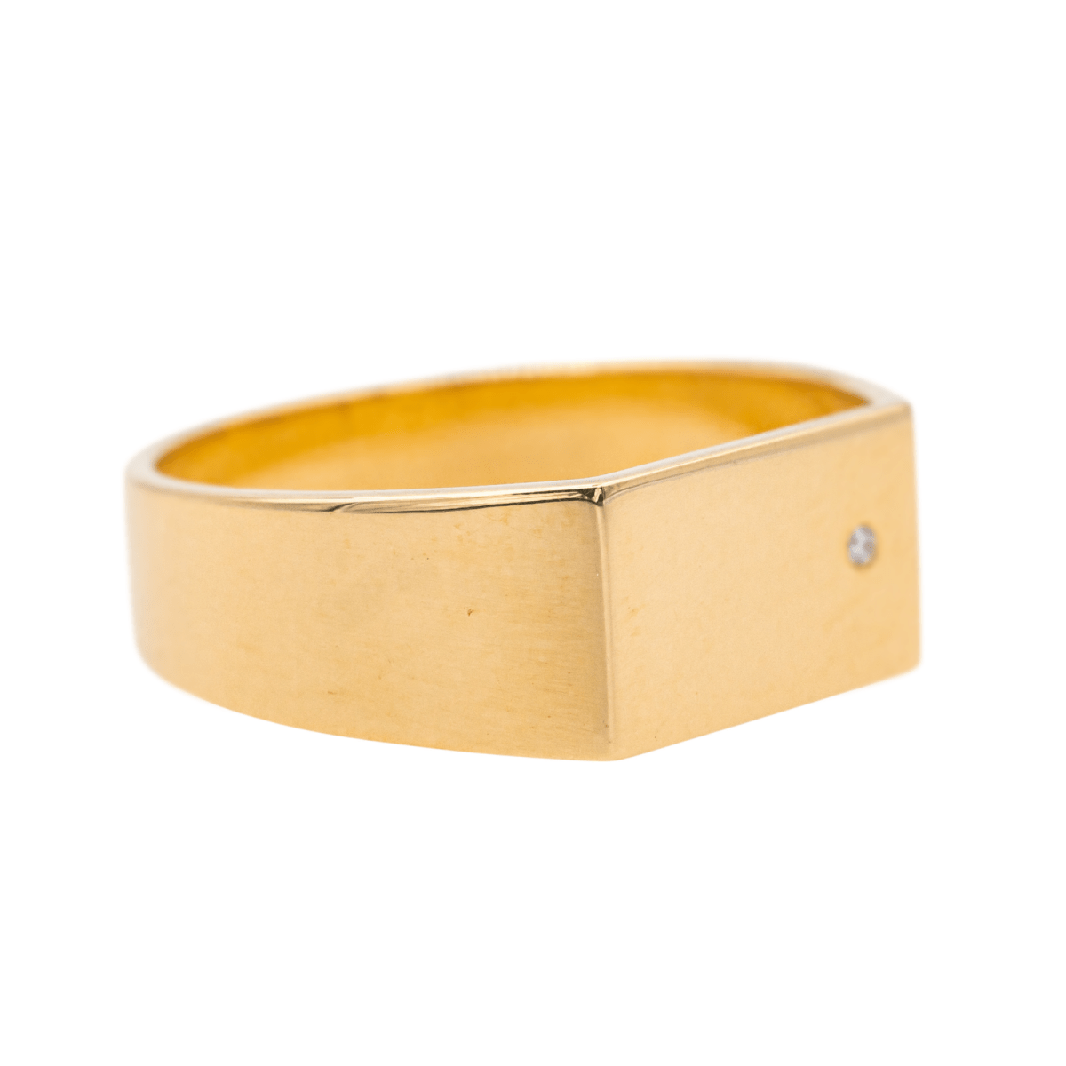 Bague Chevalière ARTHUS BERTRAND X VANRYCKE en or jaune et diamant - Castafiore