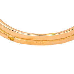 Bague Chevalière AUGIS en or jaune, rubis et diamant - Castafiore