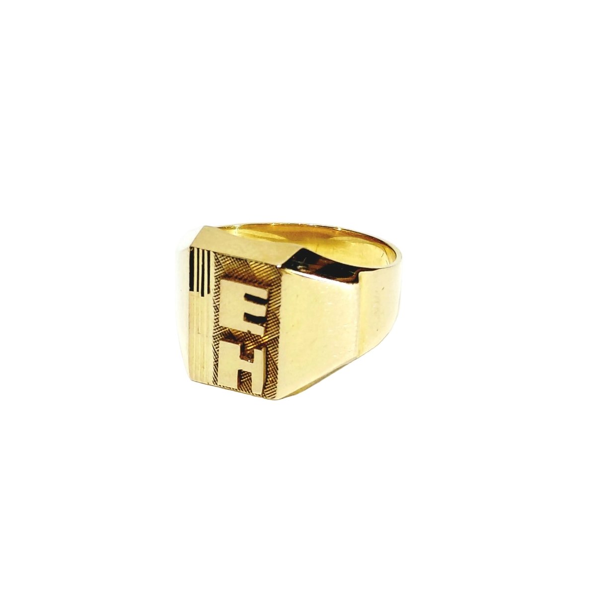 Bague Chevalière en or champagne - Castafiore