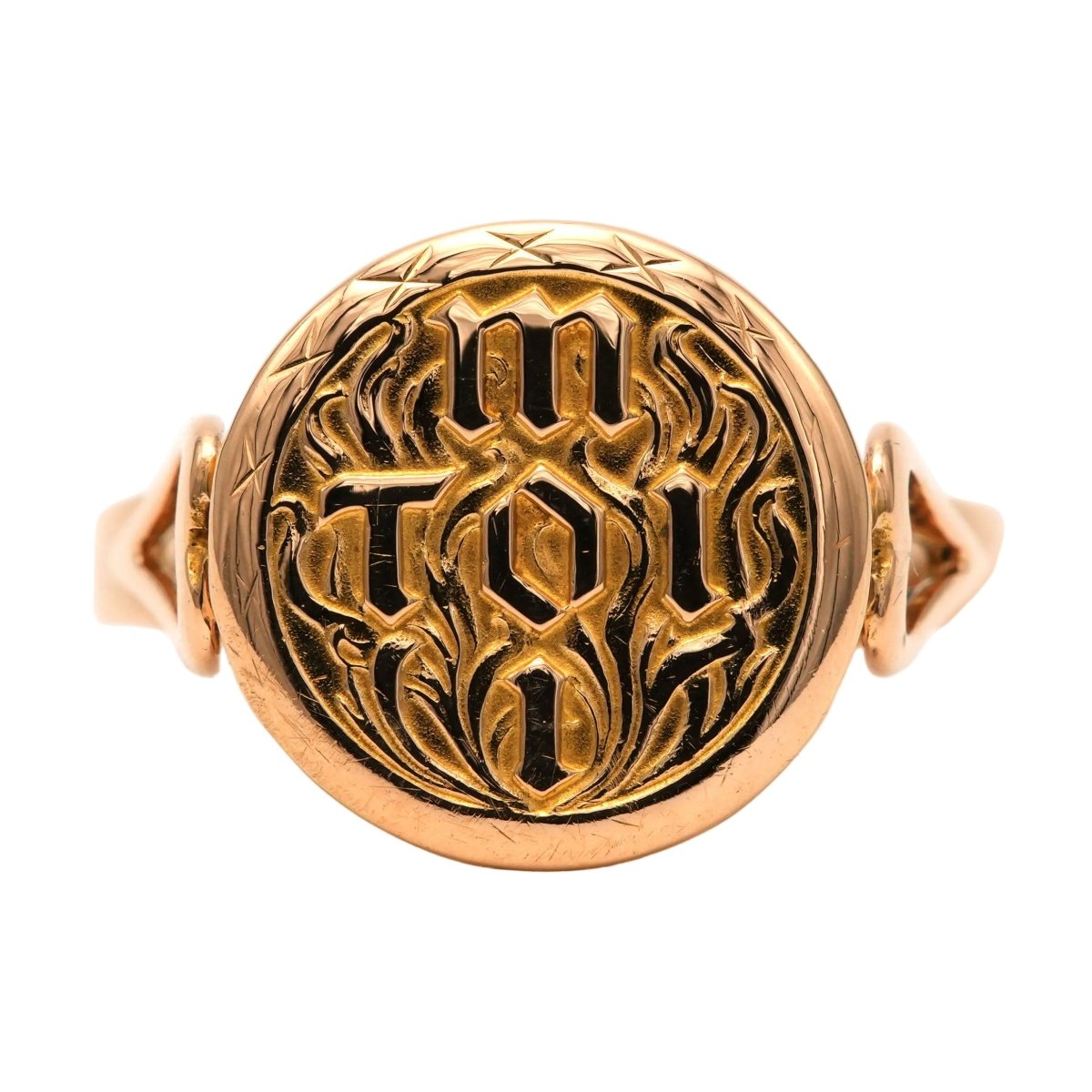 Bague Chevalière en or jaune - Castafiore
