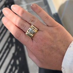 Bague Chevalière en or jaune - Castafiore