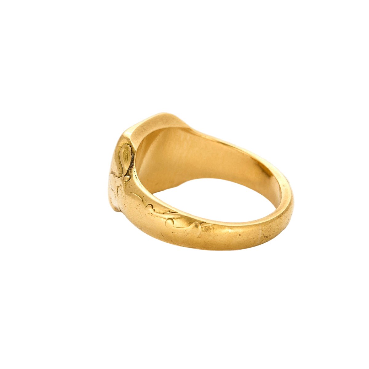 Bague Chevalière en or jaune - Castafiore