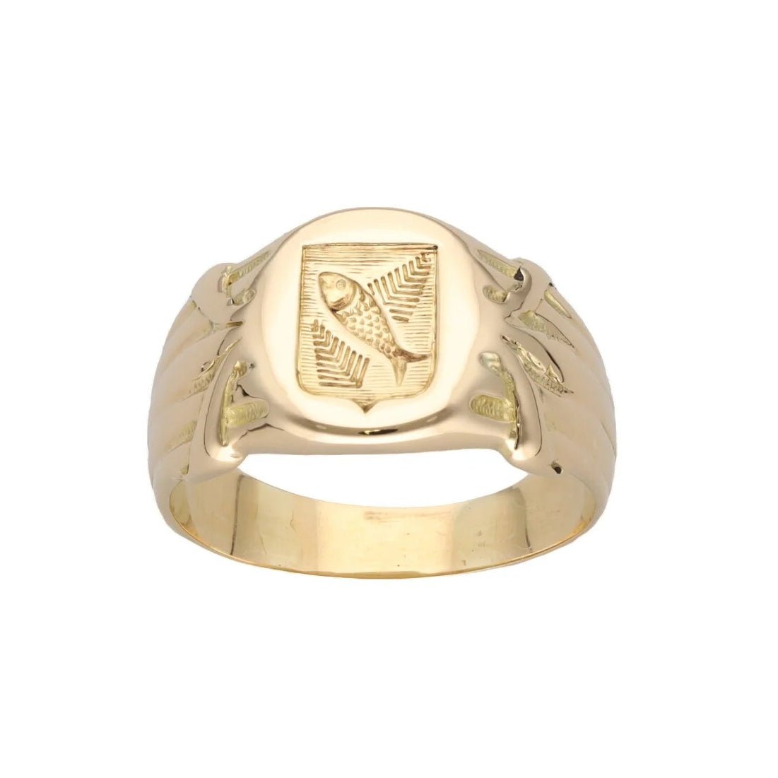 Bague Chevalière en or jaune - Castafiore