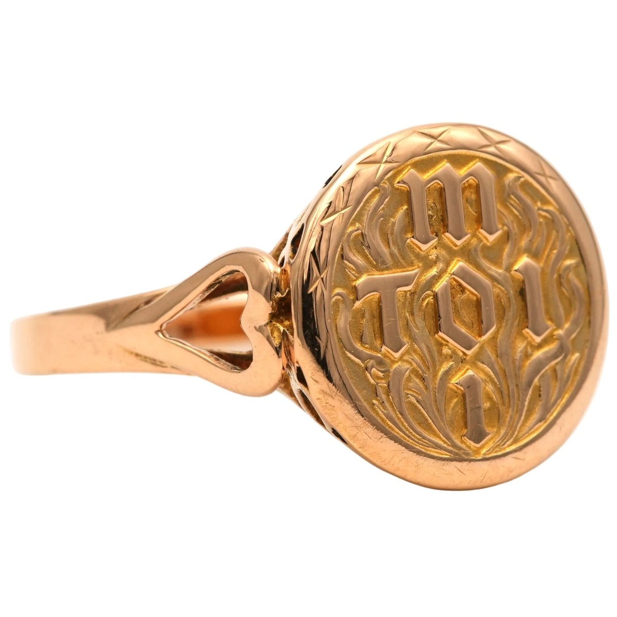 Bague Chevalière en or jaune - Castafiore