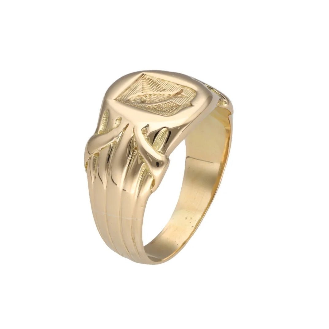 Bague Chevalière en or jaune - Castafiore