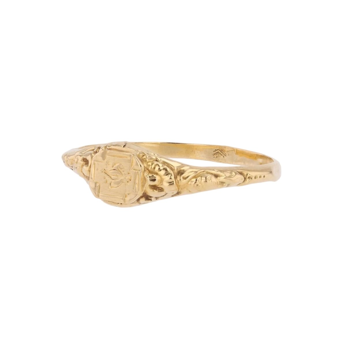 Bague Chevalière en or jaune - Castafiore