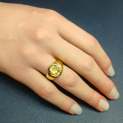 Bague Chevalière en or jaune - Castafiore