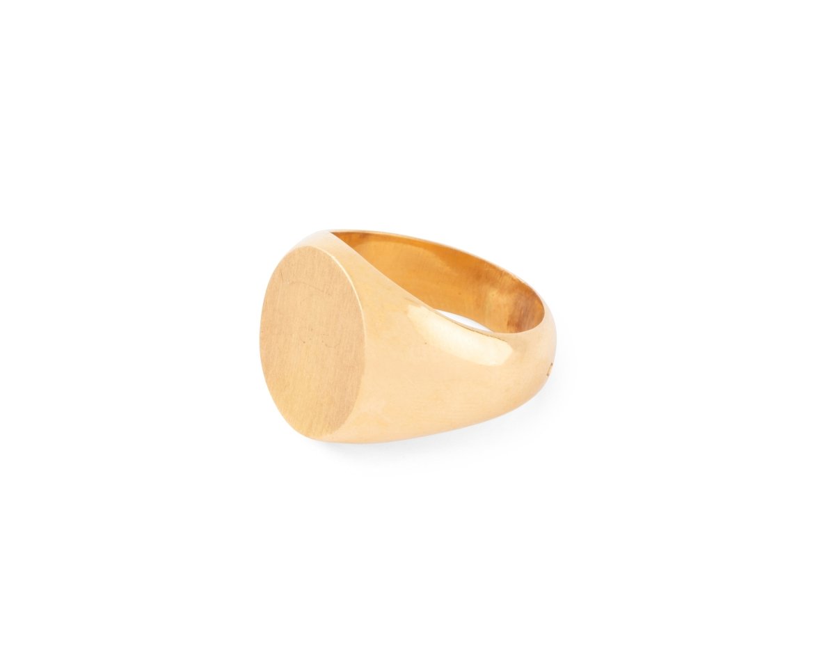 Bague Chevalière en or jaune - Castafiore