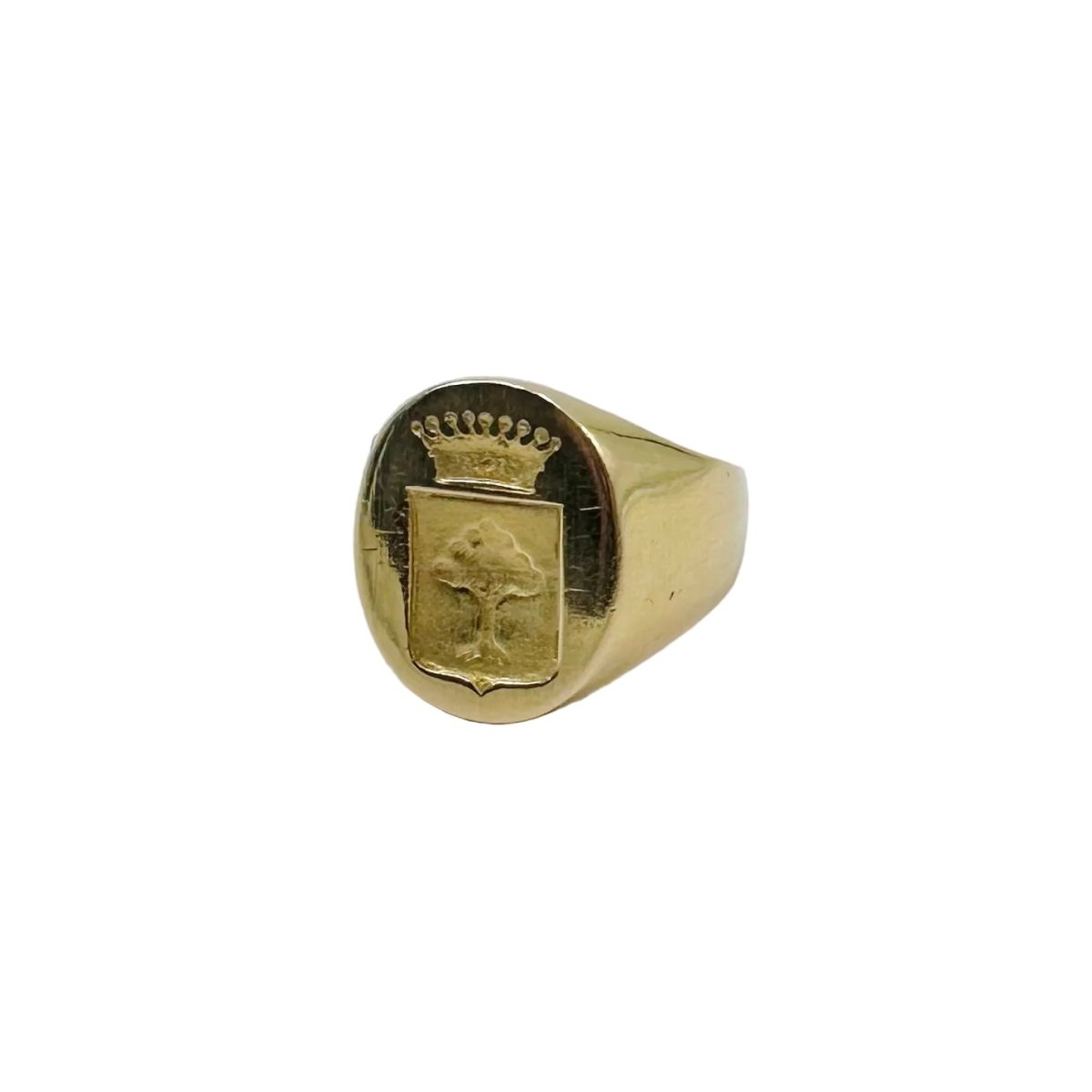 Bague Chevalière en or jaune - Castafiore