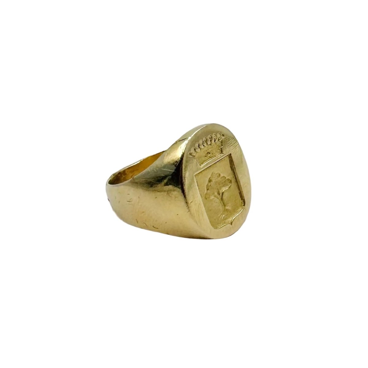 Bague Chevalière en or jaune - Castafiore