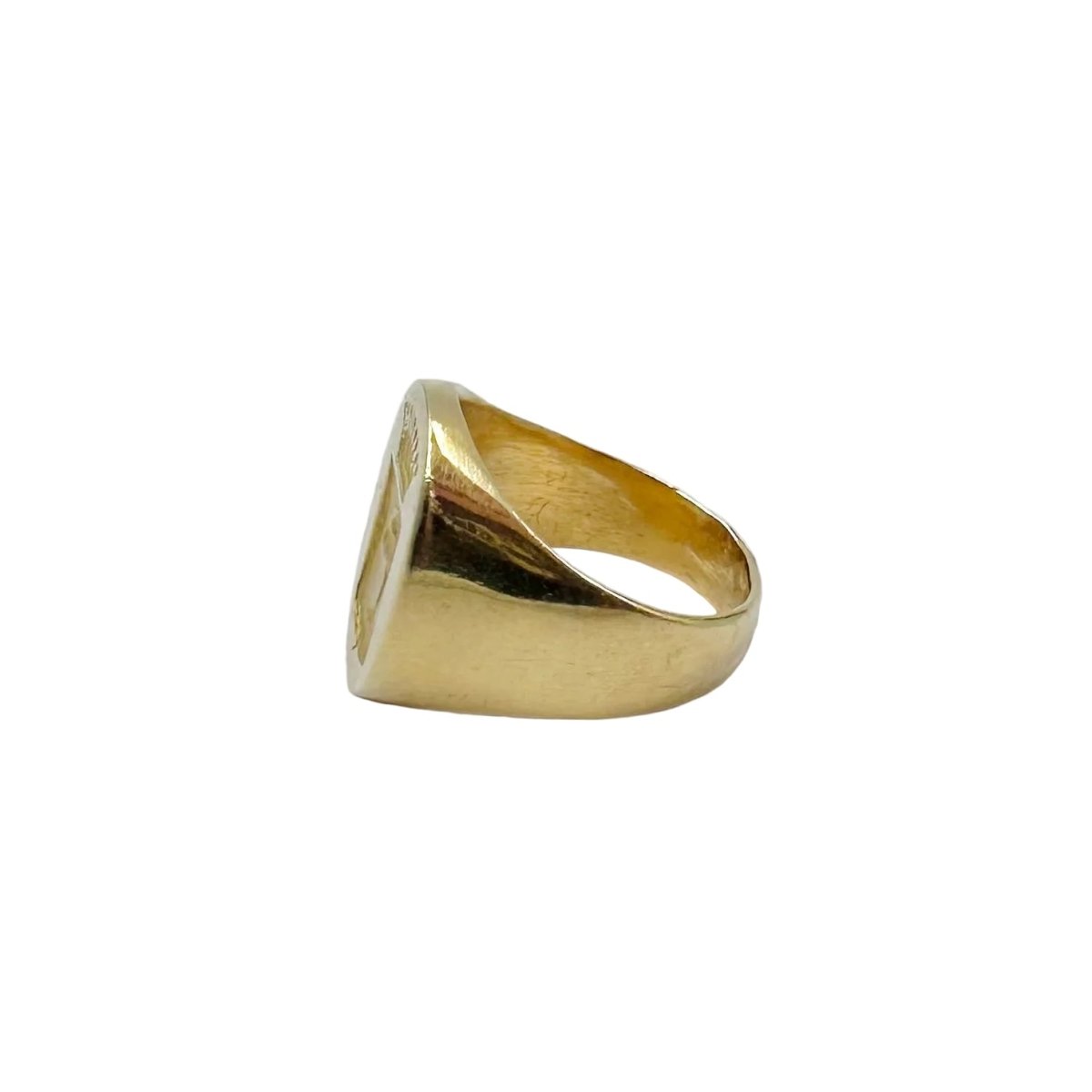 Bague Chevalière en or jaune - Castafiore