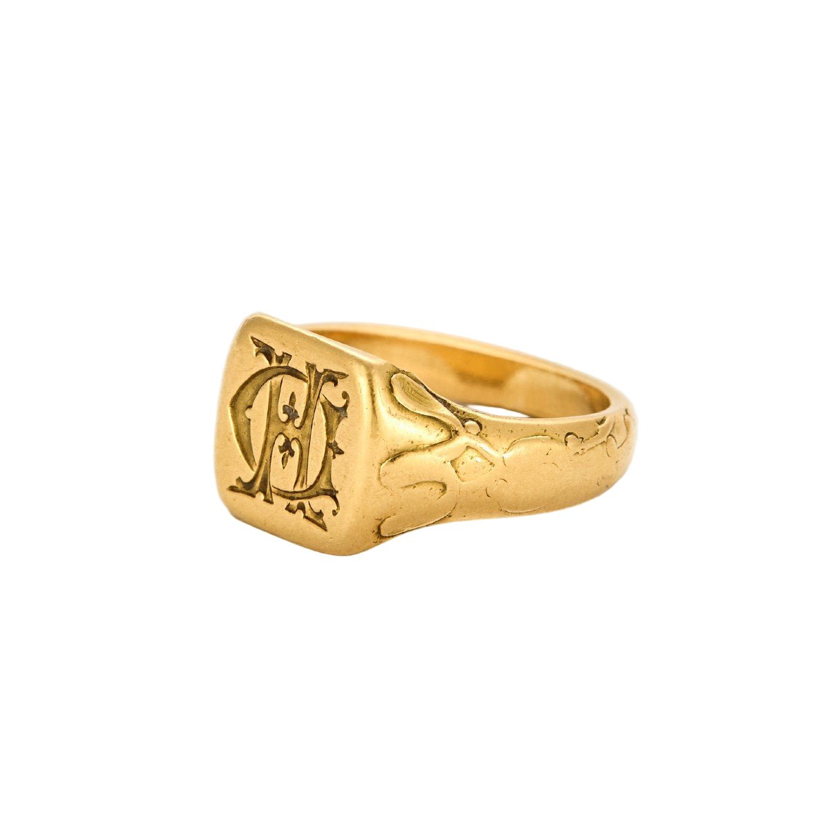 Bague Chevalière en or jaune - Castafiore