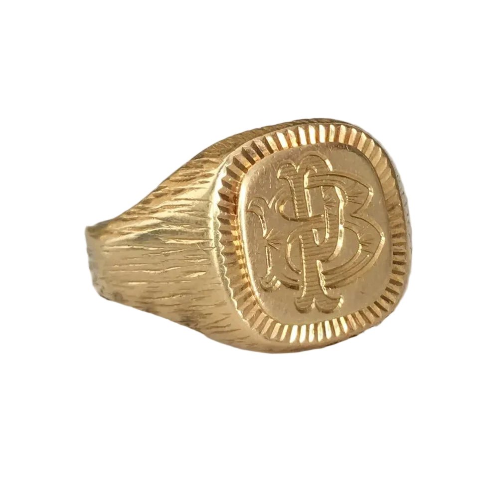 Bague Chevalière en or jaune - Castafiore