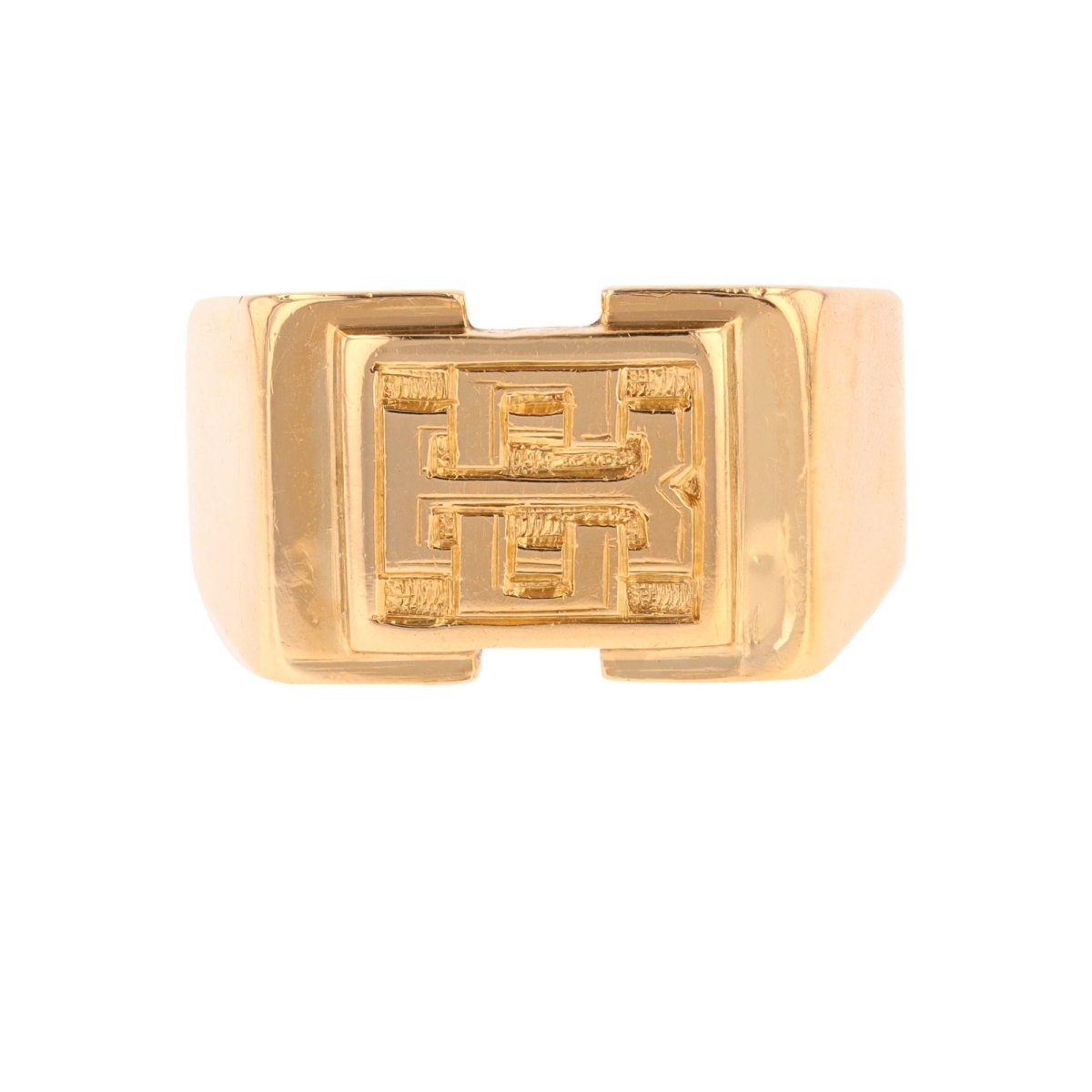 Bague Chevalière en or jaune - Castafiore