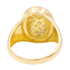 Bague Chevalière en or jaune et diamant - Castafiore