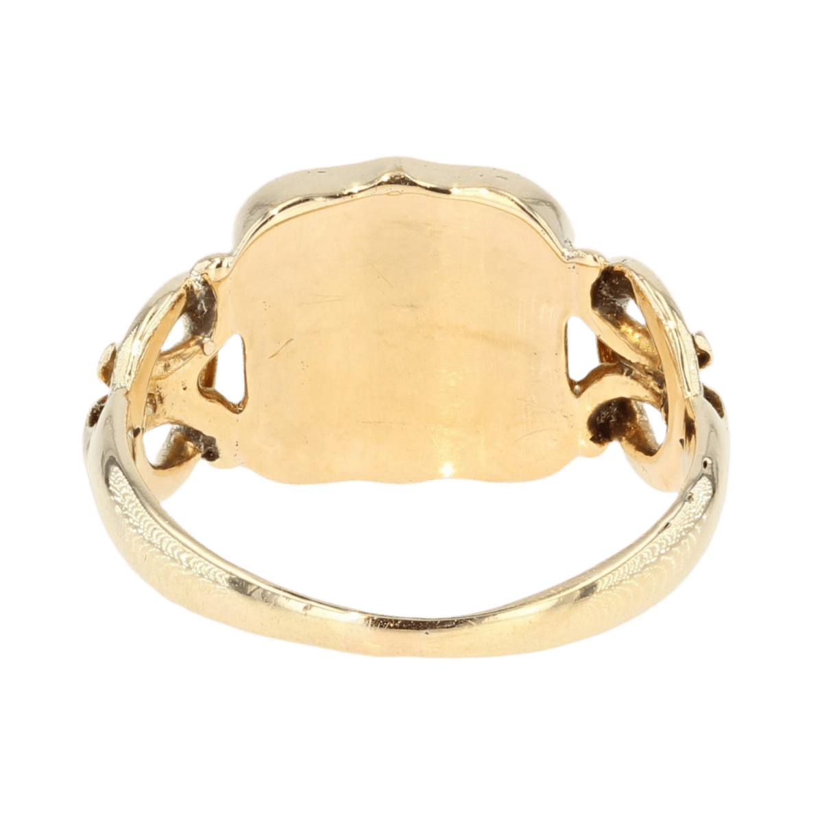 Bague Chevalière en or jaune et jaspe - Castafiore