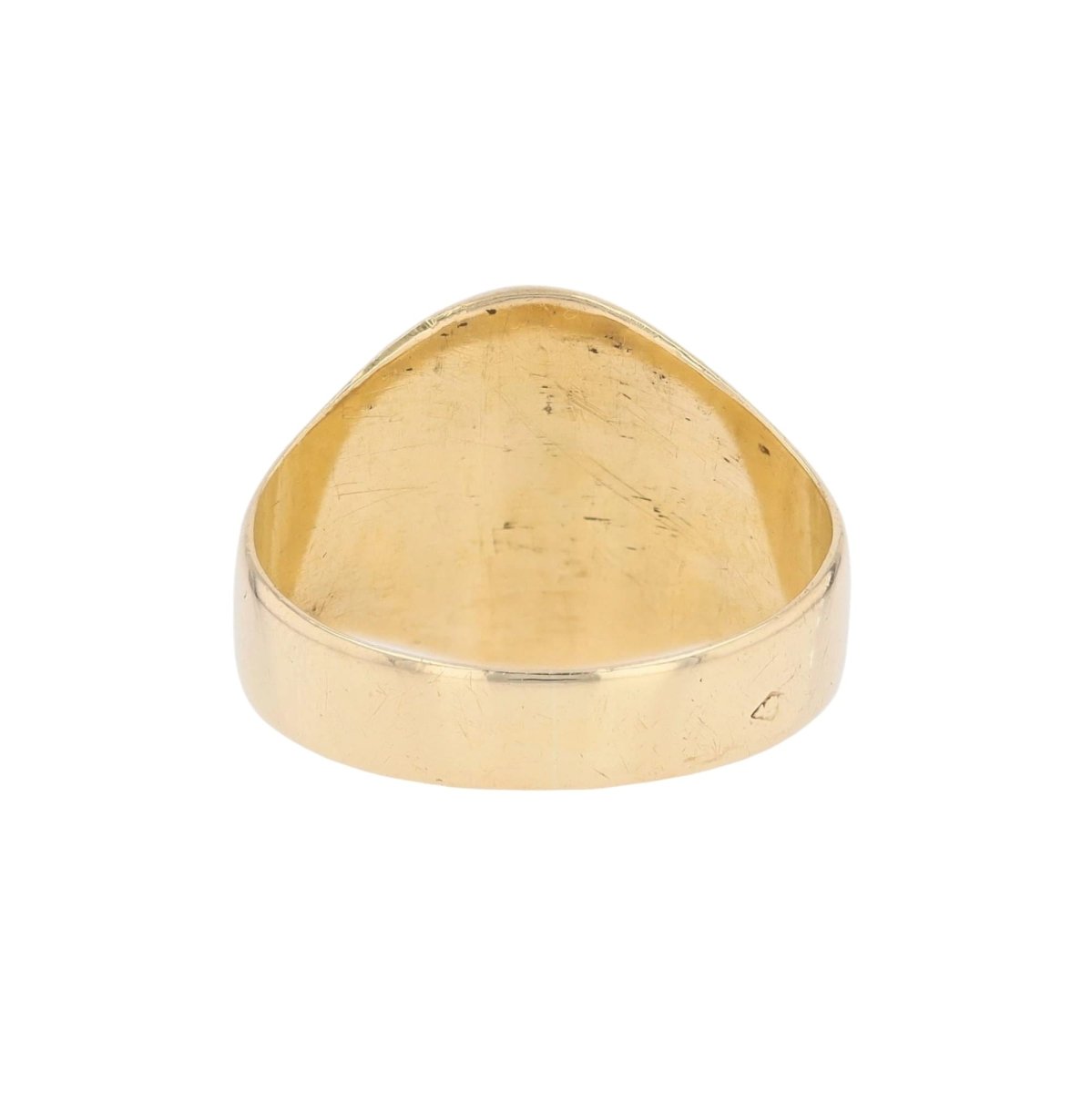 Bague chevalière en or jaune et onyx - Castafiore