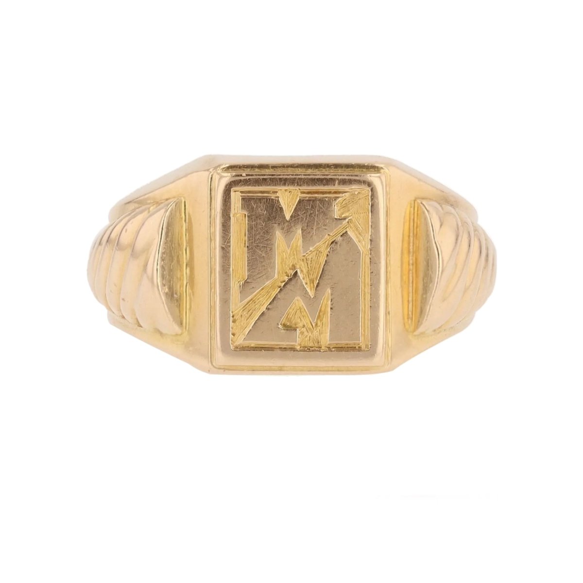 Bague Chevalière en or rose - Castafiore