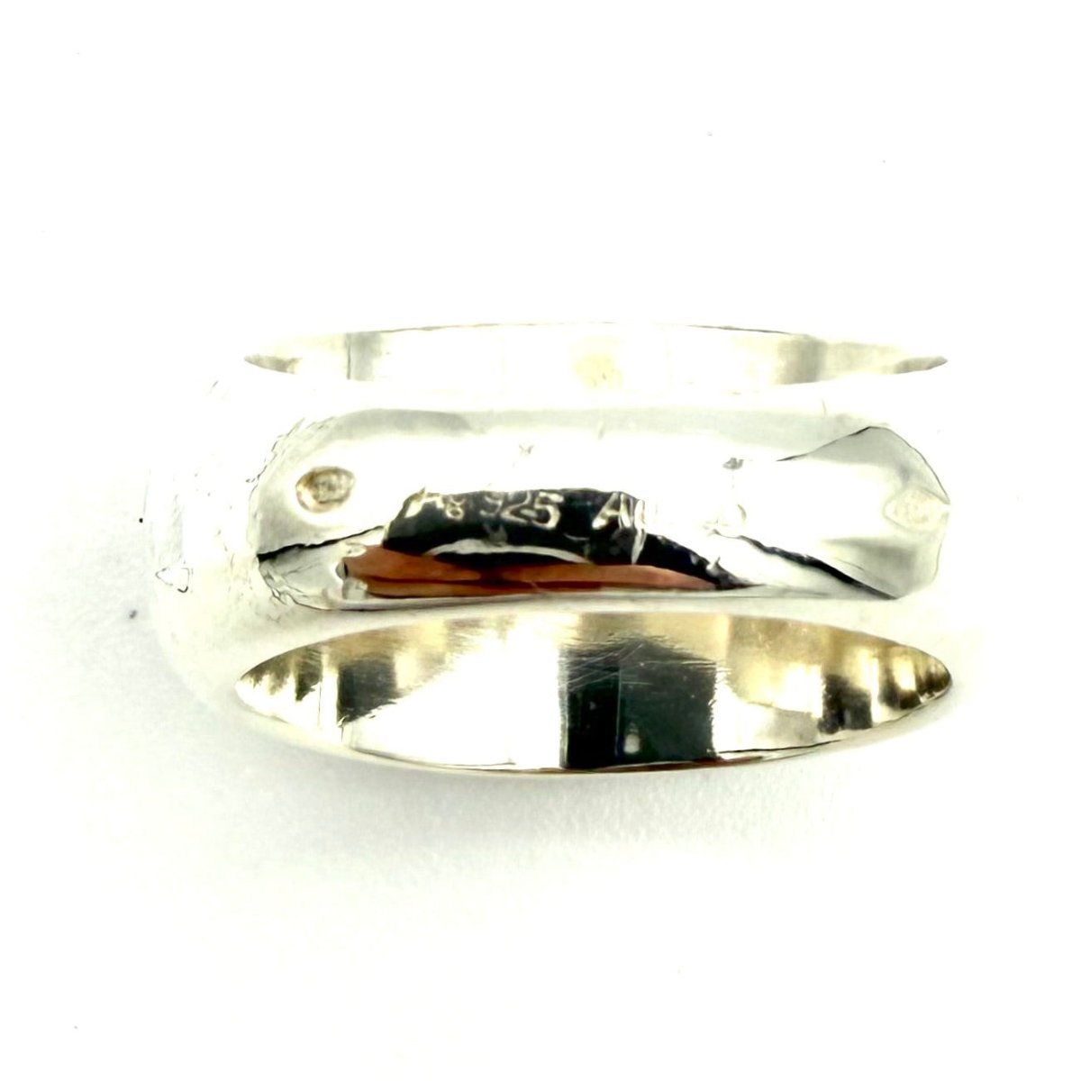 Bague Chevalière HERMÈS "Clou de Selle" en or jaune et argent - Castafiore