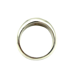 Bague Chevalière HERMÈS "Clou de Selle" en or jaune et argent - Castafiore