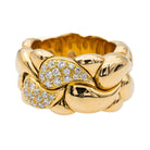 Bague CHOPARD "Casmir" en Or jaune et Diamant - Castafiore