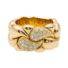 Bague CHOPARD "Casmir" en Or jaune et Diamant - Castafiore