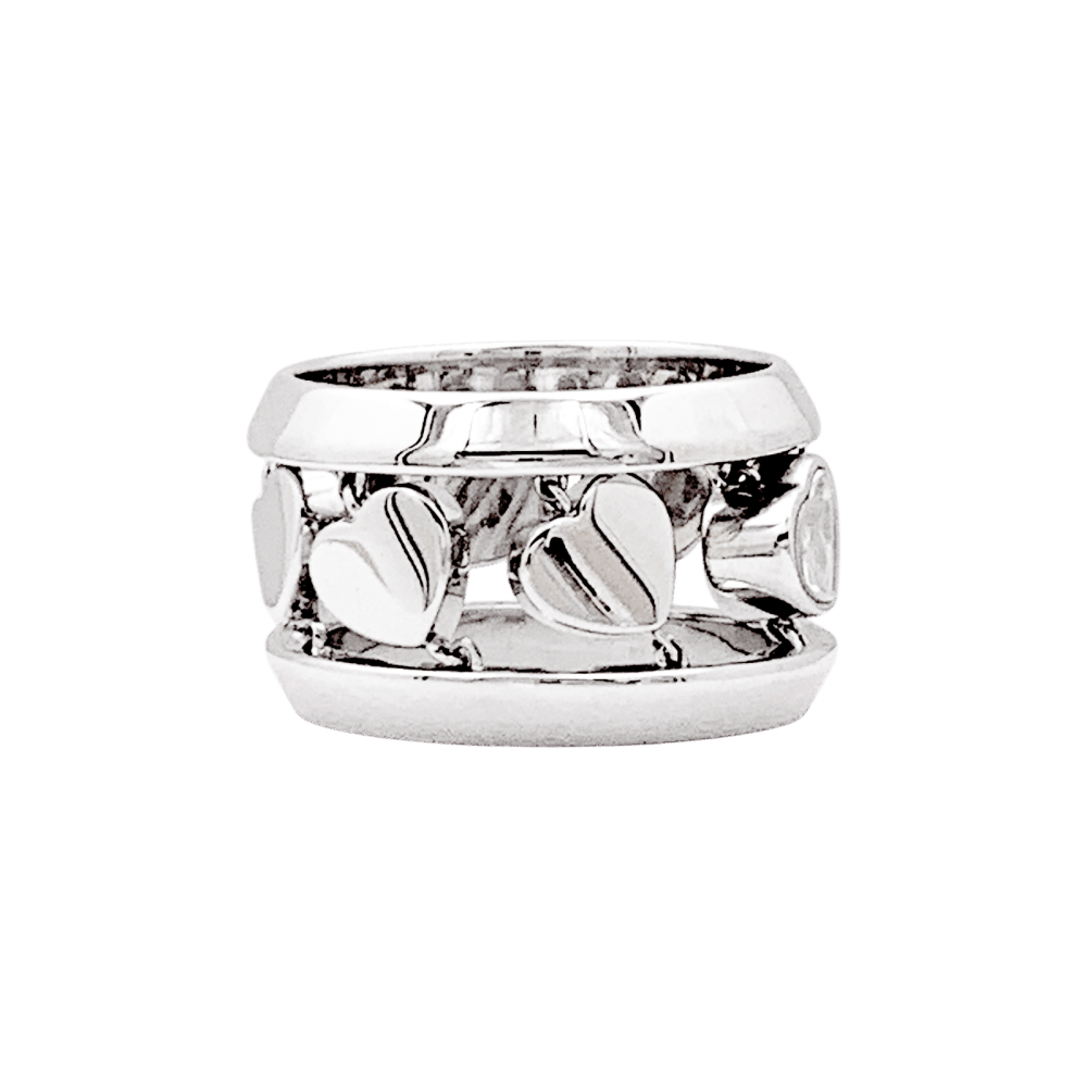 Bague CHOPARD "Happy Diamond Amore" en or blanc et diamant - Castafiore