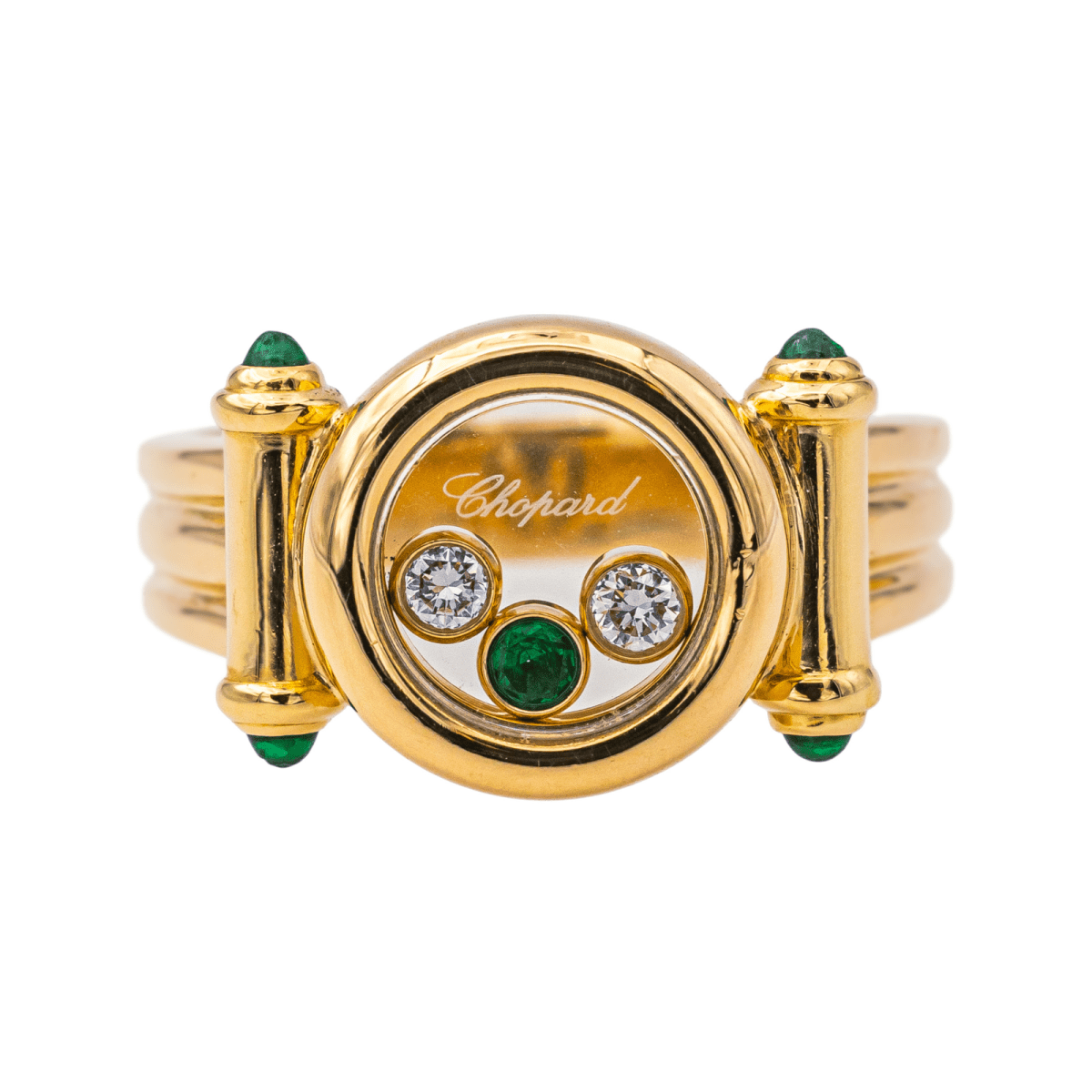 Bague CHOPARD Happy diamonds en or blanc diamant - Castafiore