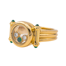 Bague CHOPARD Happy diamonds en or blanc diamant - Castafiore