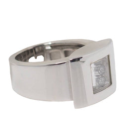 Bague Chopard Happy Diamonds en or blanc et diamants - Castafiore