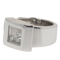 Bague Chopard Happy Diamonds en or blanc et diamants - Castafiore