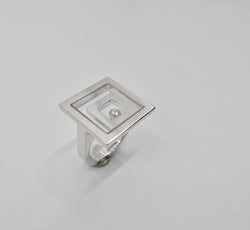 Bague CHOPARD, "Happy Spirit", en or gris et diamant - Castafiore