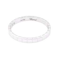 Bague Chopard Ice Cube Or Blanc - Castafiore