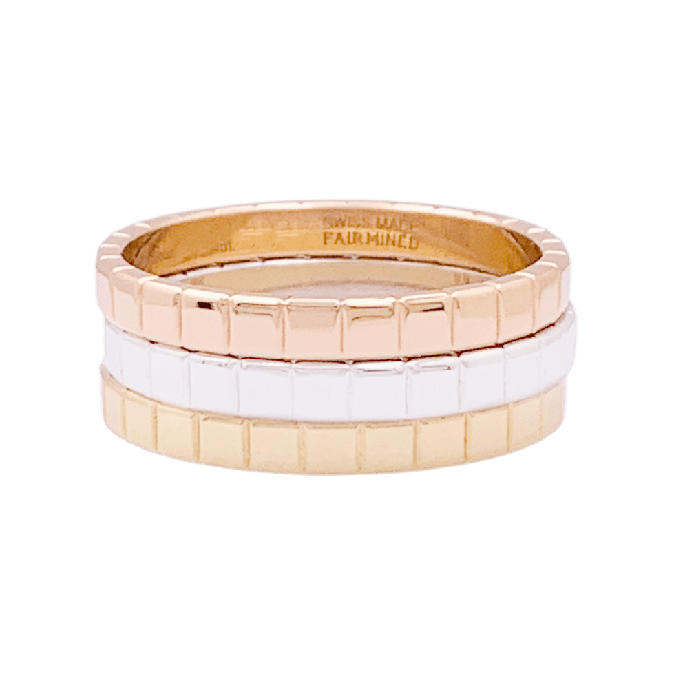 Bague Chopard Ice Cube Or Blanc - Castafiore