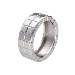 Bague Chopard "Ice Cube" Or Gris 18k . Taille 55. ref 82/3795. Boite d'origine. - Castafiore