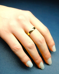 Bague classique en or jaune - Castafiore